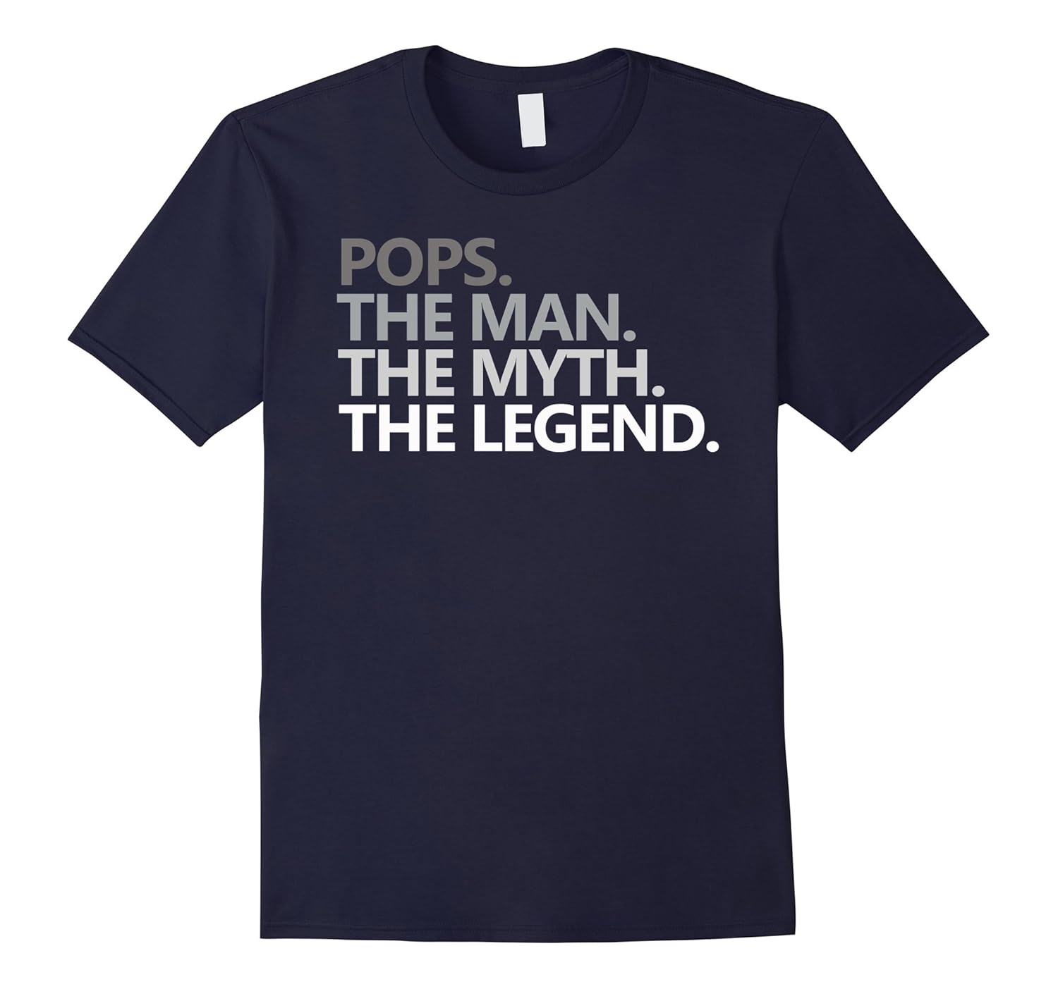 Mens POPS Dad Grandfather Halloween Christmas gift idea T-Shirt-ANZ