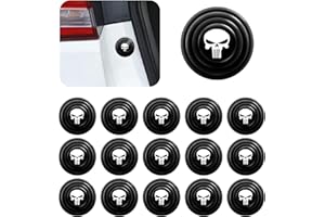 Miytsya 16 PCS Car Shock Absorber, Universal Car Door Protection Sticker (Black)