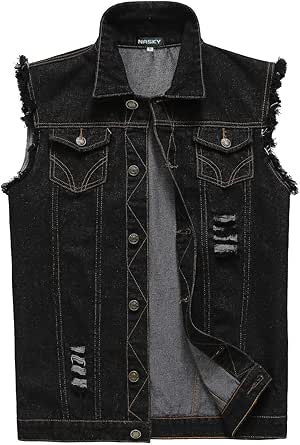 cut off jean jacket vest