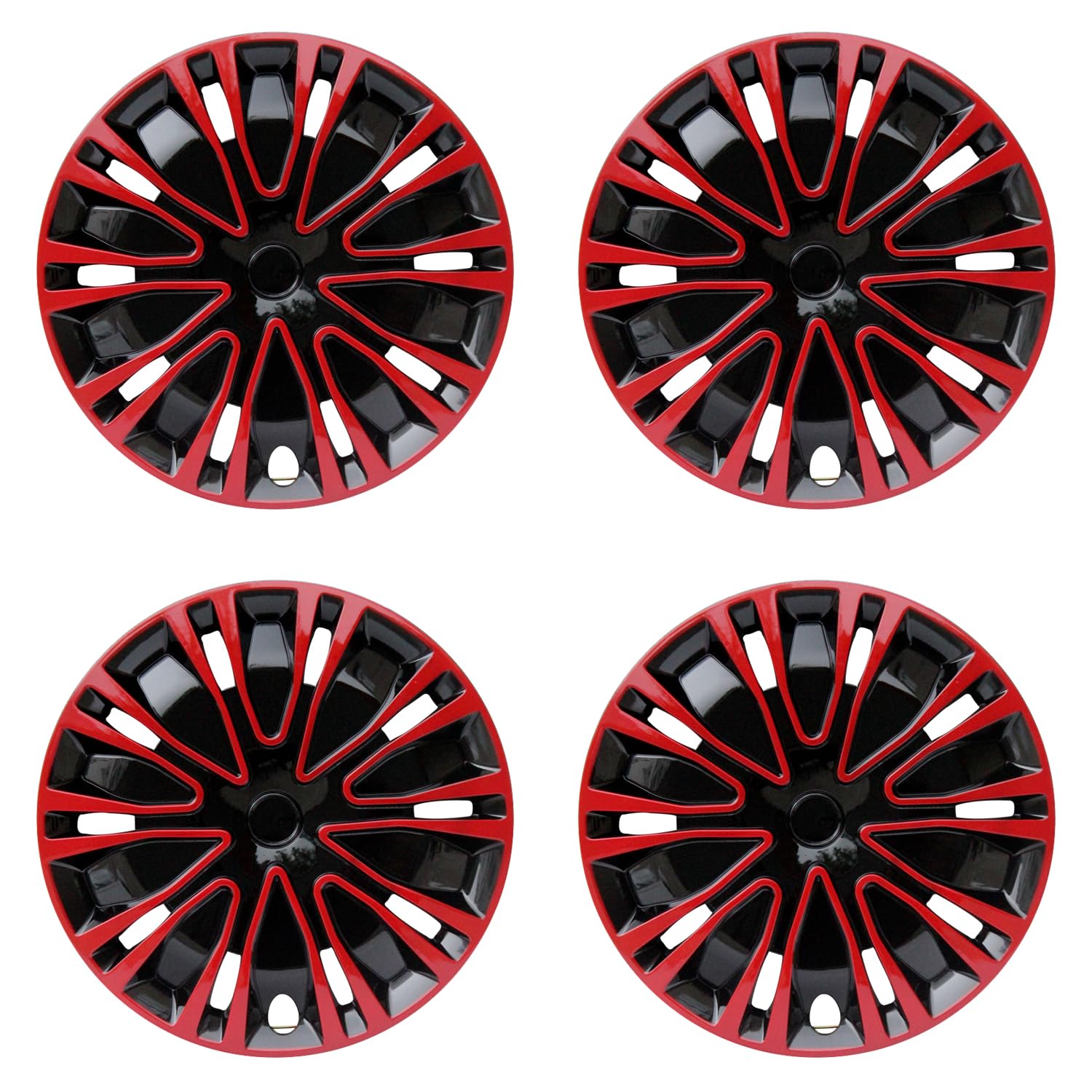 Photo 1 of Hubcap Wheel Cover Replacement R15 Hub Caps Universal Wheel Rim Cover ABS Material Exterior Accessories for Car Truck SUV -Set of 4