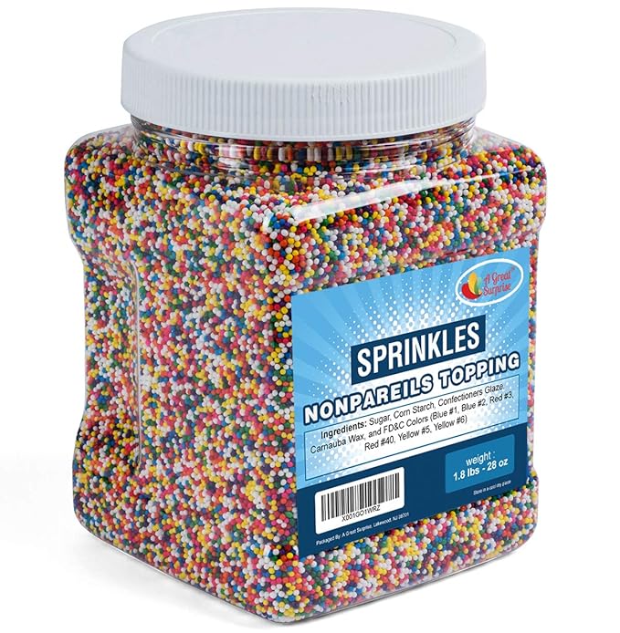 Hundreds and Thousands Sprinkles Rainbow Sprinkles Bulk Sprinkles