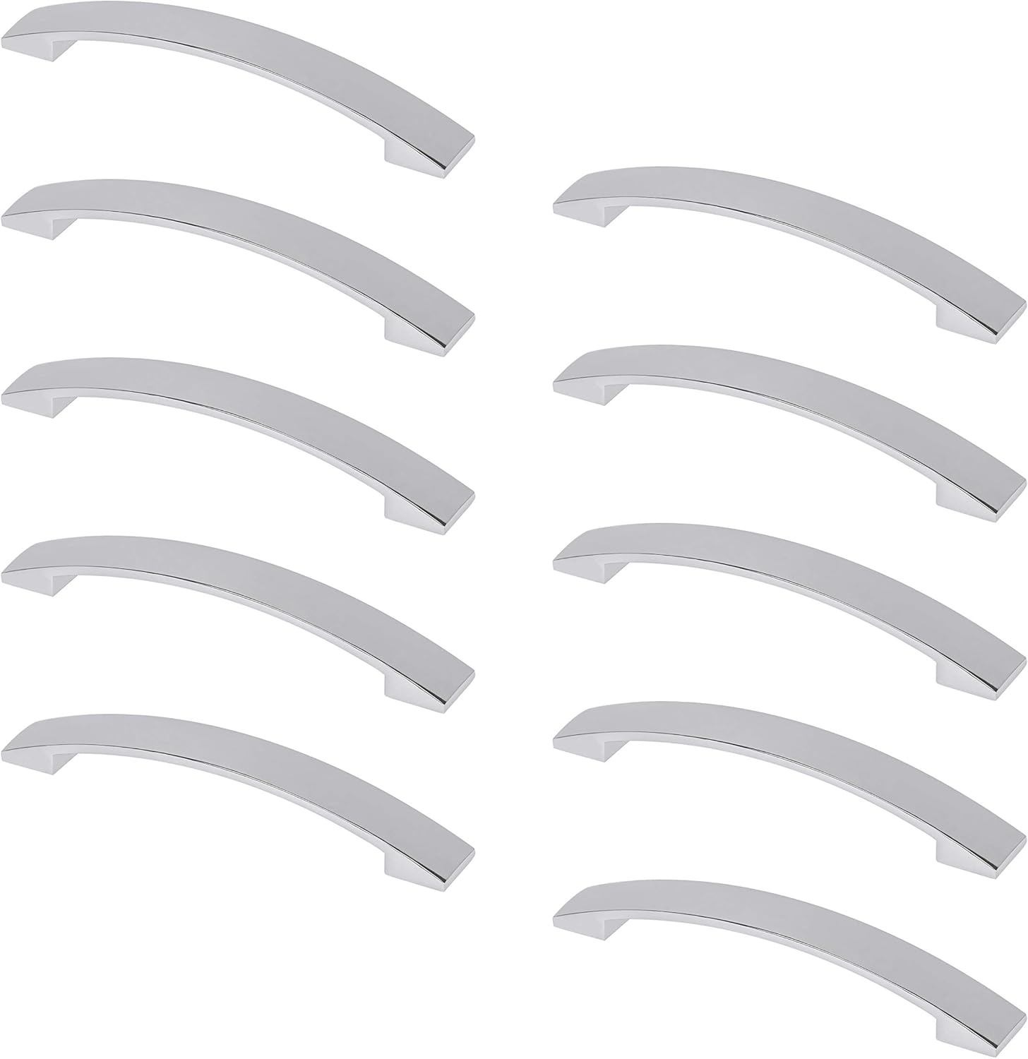 Chrom poliert GedoTec acero inox 10 Stück 10-pc Tiradores para muebles