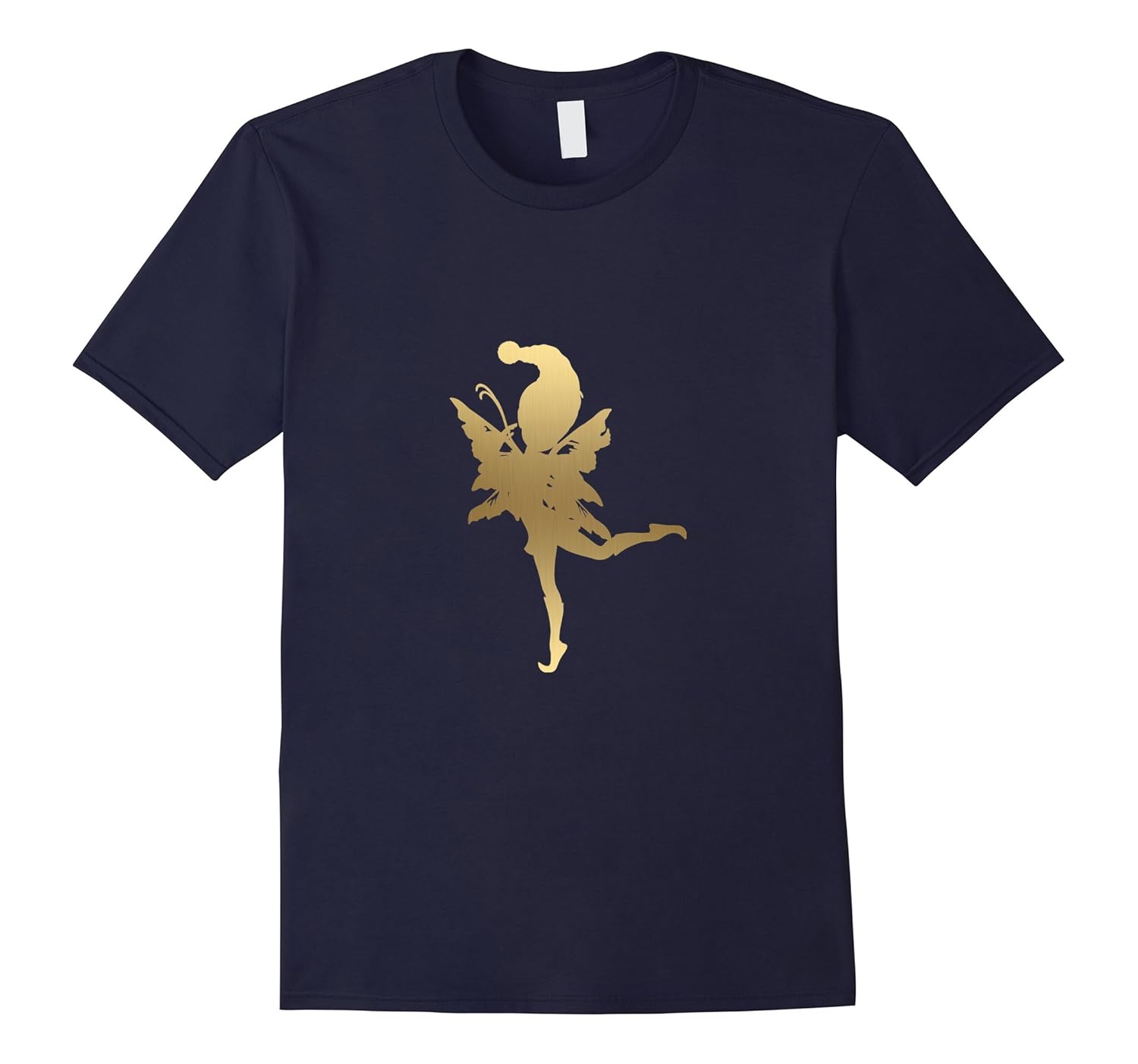 Cute Gold Golden Fairy Outline T-Shirt: Men, Women Kids Gift-ANZ