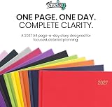 evelay 2027 Diary A4 A5 Page-a-Day Hardback Planner Burgundy view 7