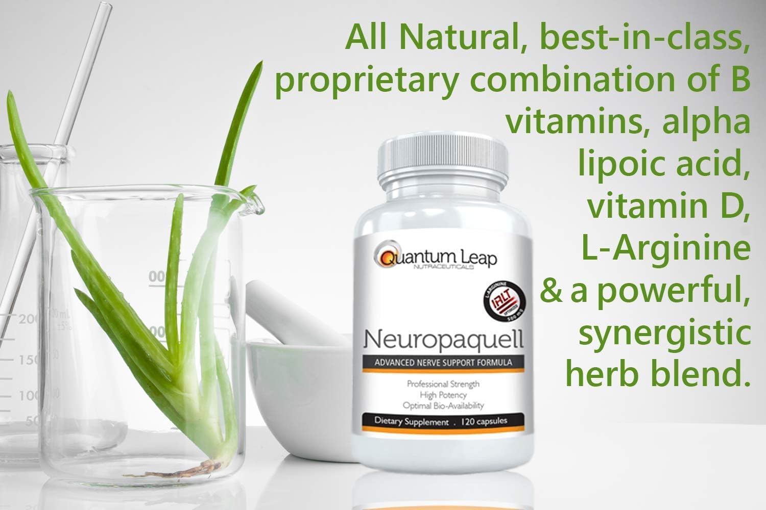 Clinical Strength Neuropathy Pain Relief. Advanced Nerve Support Formula. 120 capsules: Health & Personal Care