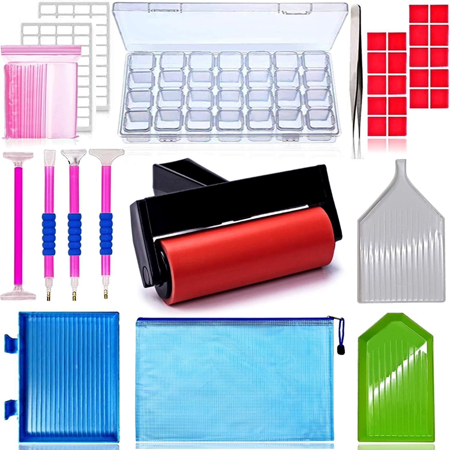 56ps- 5D Diamond Painting Accessories & Tools Kits for Kids or Adults to Make Diamond Painting Art