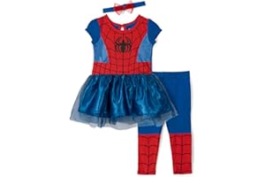 Marvel Cotton Blend Halloween,Birthday,Christmas,Baby Shower Female SpiderMan Infant Superhero costume outfit