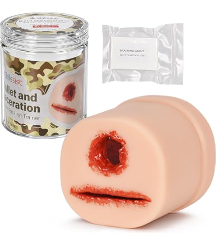 Wound Packing Hand Trainer, Trauma Hand Kit For Stop The Bleed Control Training Hemorrhage Hand Training For Medical Education Light Skin