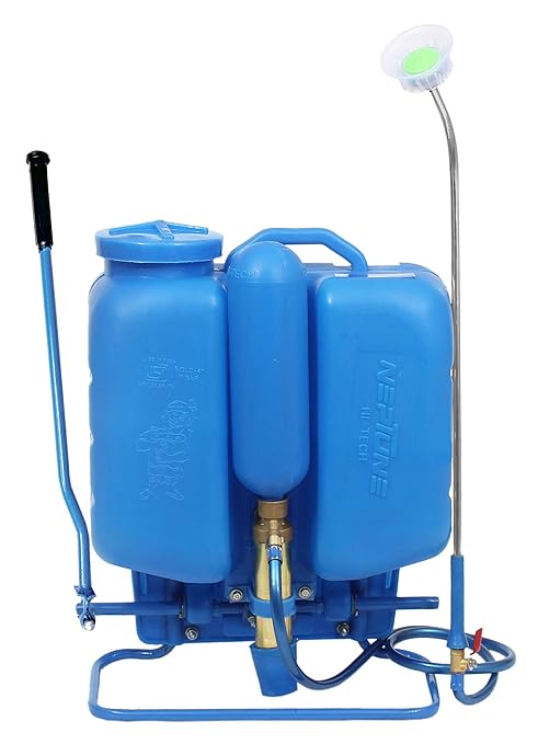 NEPTUNE SIMPLIFY FARMING Knapsack Hand Operated Garden Hitech Sprayer Gold-41 (Blue, 16 L)