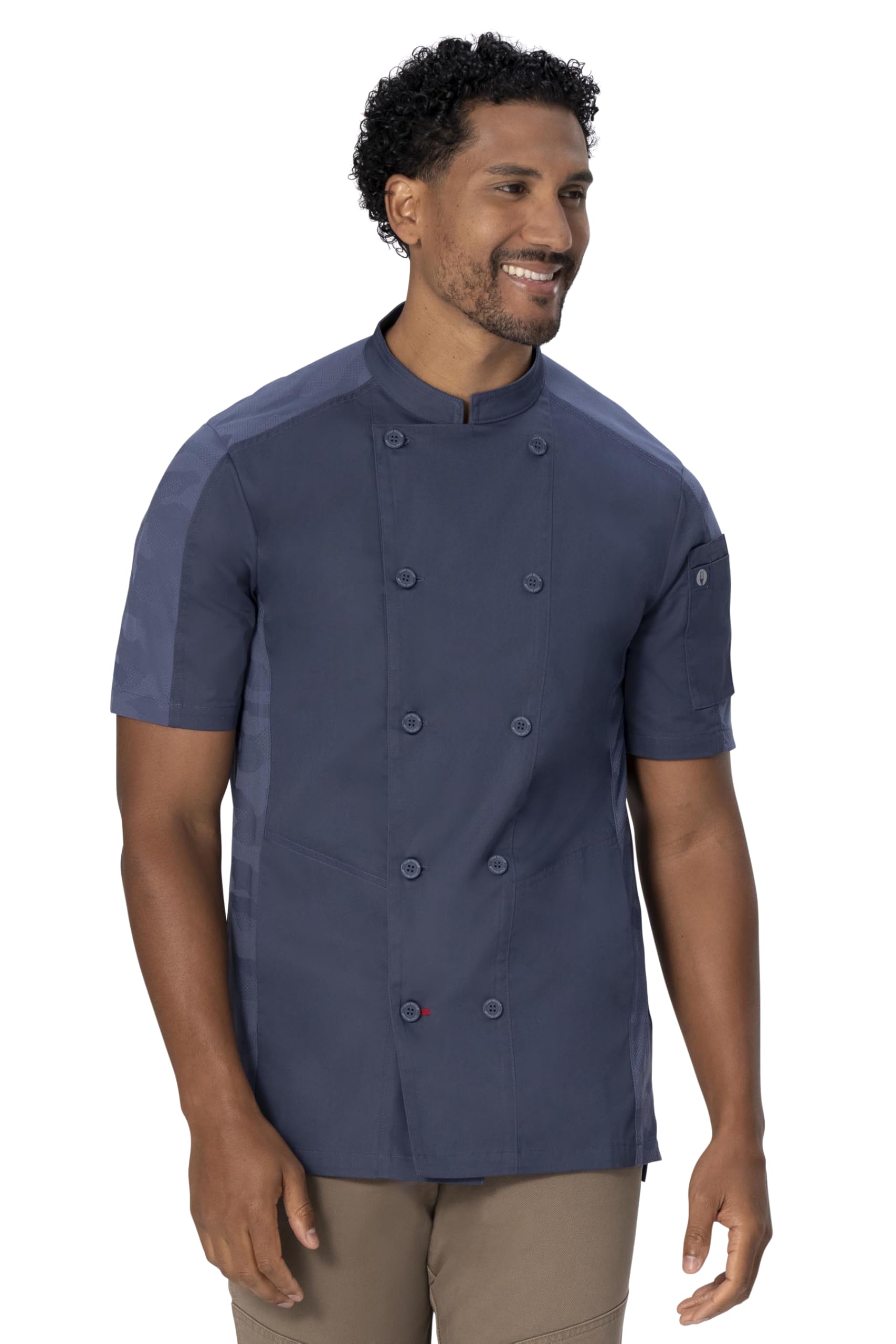 Chef Works Men’s Mojave Short Sleeve Chef Coat