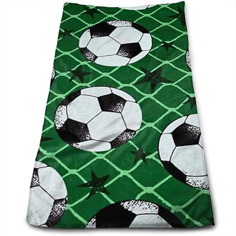 Amazon Co Jp ハンドタオルサッカーとハンドフェイスジムとスパ用の高吸収性クイックドライタオル11 8 X 27 5インチ ホーム キッチン