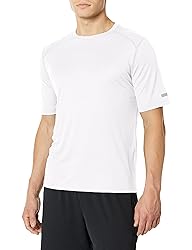 Terramar Men's M Ss Transport Tee, White, S