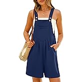 ANRABESS Women Summer Short Overalls Loose Fit Romper Casual One Piece Jumpsuits jumper Spring Outfits