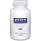 Pure Encapsulations Glucosamine Chondroitin with MSM - Supports Joint Health & Normal Cartilage Formation* - Maintains Enzyme Activity - Gluten-Free & Non-GMO - 120 Capsules