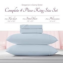 Carressa Linen 100% Egyptian Cotton King Size