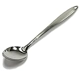 Chef Craft 10230 1-Piece Stainless Steel Solid Spoon,13-Inch