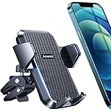 3rd Generation Car Phone Holder [Made for Big Phones & Thick Cases] ANWAS Upgraded Hook Vent Clip, Reinforced Holding Structu