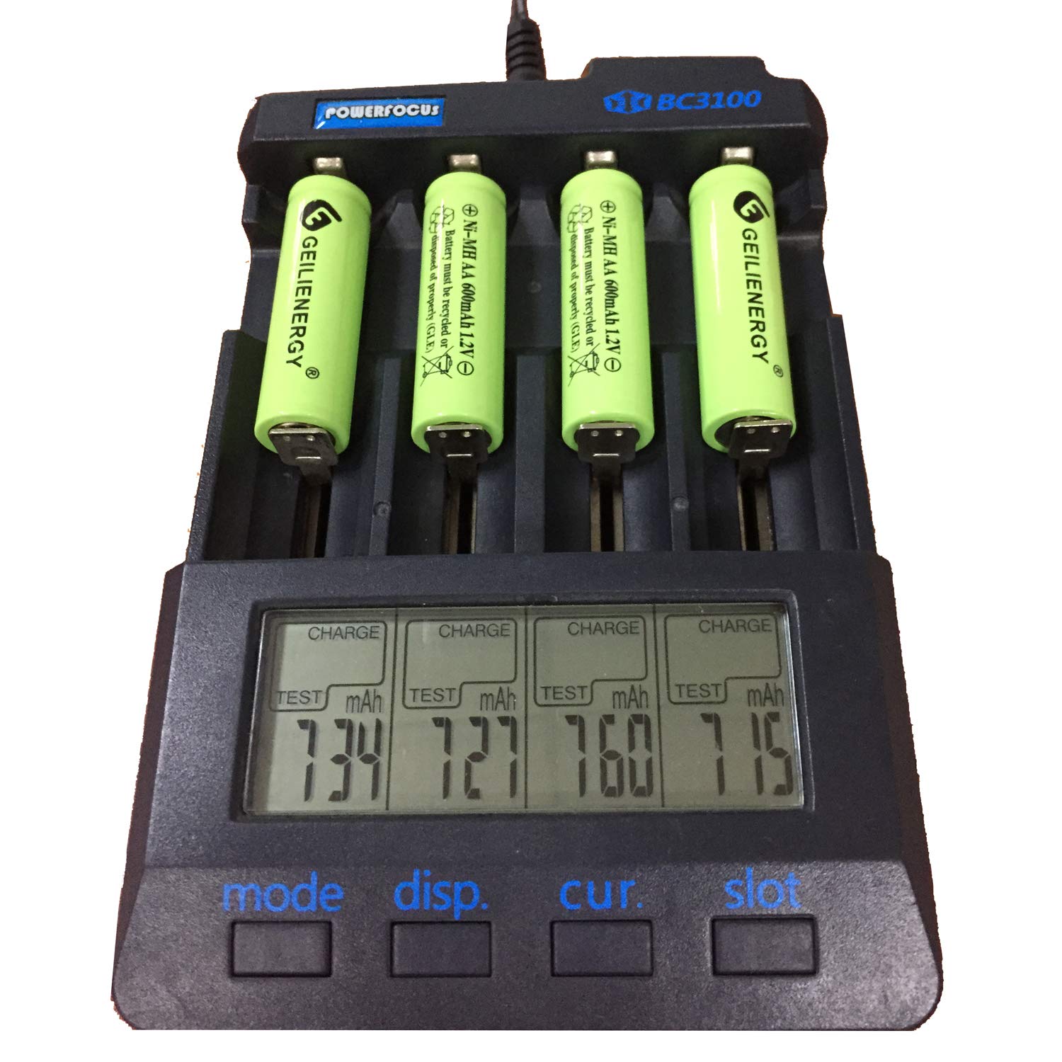 AA Ni-MH 600mAh 1.2V Rechargable Solar Light Batteries for Outdoor Solar Lamps Garden Lights Remotes Mice(8Pcs)