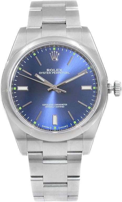 Rolex Oyster Perpetual 39 Automatic Blue Dial Men's Watch 114300BLSO