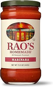 Rao's Homemade Marinara All Purpose Pasta Sauce, No Sugar Added, Carb Conscious, Keto Friendly, All Natural, Premium Quality,