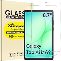 XunyLyee 2-Pack, Screen Protector for Samsung Galaxy Tab A9 8.7"/ Galaxy Tab A11 8.7 inch SM-X110/X115/ SM-X133/X135 Tempered