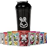 SNEAK Energy Drink Starter Pack | 9 Sachets with Monochrome Shaker | No Sugar. No Nasties. Just Natural Caffeine, Focus-Boosting Nootropics