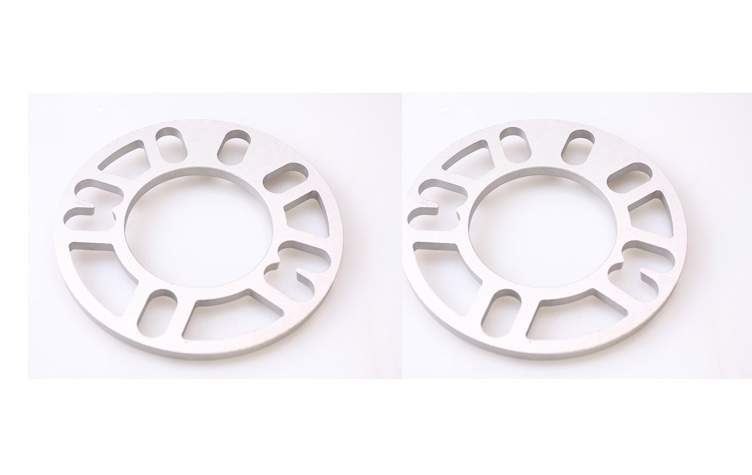 Autobahn88 0.3" (8mm) Universal Vehicle Wheel Spacer, for PCD 4x98 4x100 4x110 4x108 4x112 4x114.3 5x100 5x110 5x108 5x112 5x114 (Pack of 2)