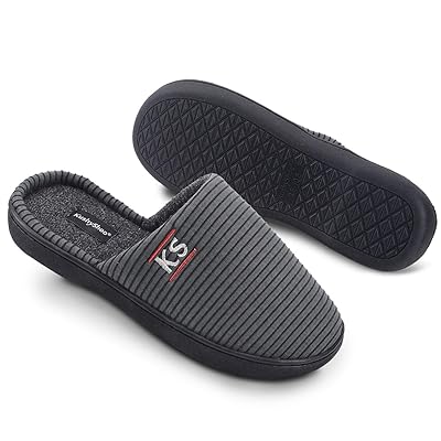 KushyShoo Men's Cotton Slippers with TPR Sole and Bahrain Ubuy