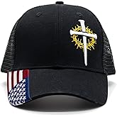Christian Hats for Men,Cross Hats for Men,Jesus hat,Christian Religious Gifts for Birthday/Christmas