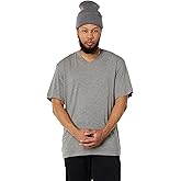 LABEL Go-to Vee Regular T-Shirt for Men – Regular Fit – Crew Neckline – Short Sleeves – Blended Cotton