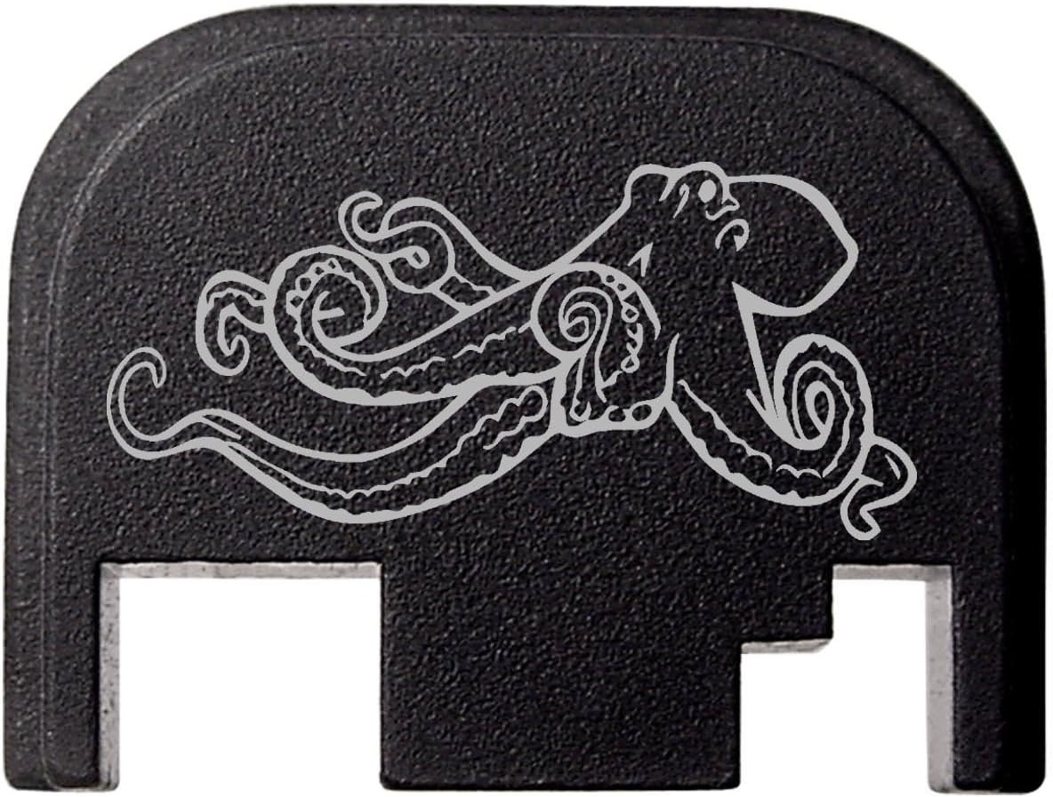 for Glock Back Plate Gen 1-4 17 19 21 22 23 27 30 34 36 41 NDZ Black - Choose Your Design