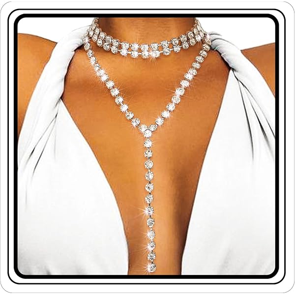 スワロフスキー　チェーンネックレスBound Large Necklace ICEDIAMOND Luxury CZ Diamond Big Shark Pendant Necklace