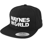 Armycrew Wayne's World Embroidered Flat Bill Snapback Cap
