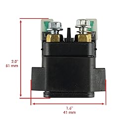 Caltric Starter Solenoid Relay Compatible with