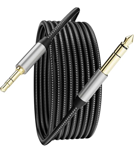Amazon.com: CableWholesale 1/4 inch Stereo Audio Patch Cable, 1/4