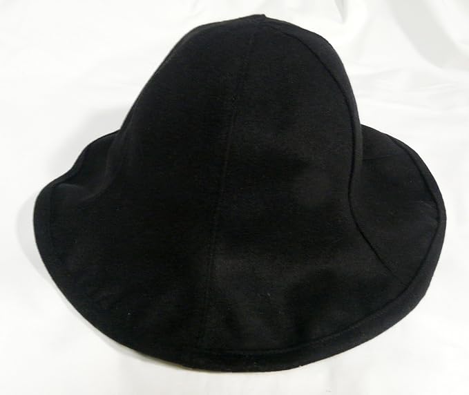 Amazon Co Jp 冬用ウール チューリップ ハット アウトレット品 黒 男女兼用 服 ファッション小物
