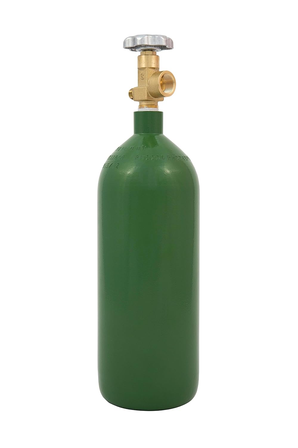 Cyl-Tec 20CF Nitrogen Gas Tank - Steel cylinder with CGA 580 valve - Great for dispensing nitro beer or coffee