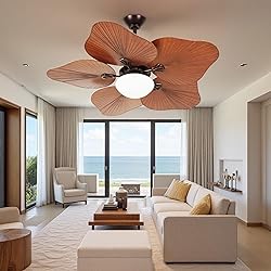 DWVO 46" Tropical Ceiling Fan with Light