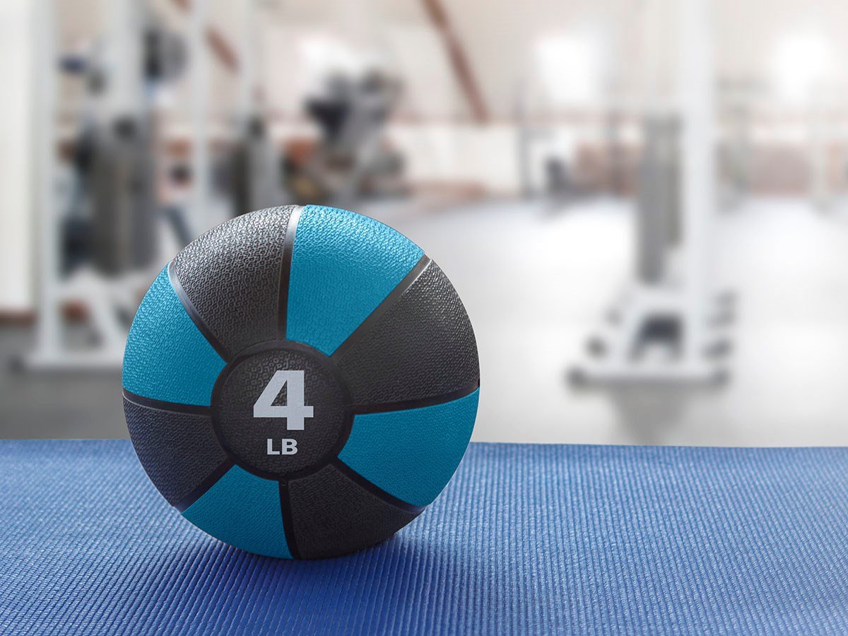 GetFit 4-Pound Medicine Ball Durable Construction/Easy Grip 889028064481 | eBay