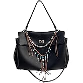 QTMY 2-layer Chain Keychain Boho Bag Charms for Handbag Purse Backpack Accessories for Bogg Bag,947