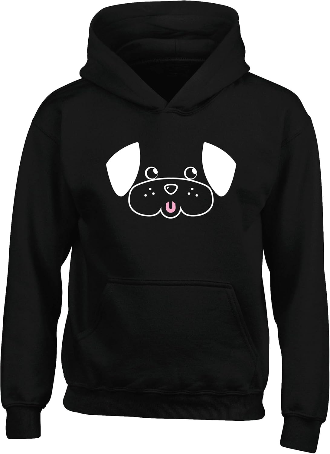 Hippowarehouse Cute Puppy Dog Face Kids Children's Unisex Hoodie Hooded