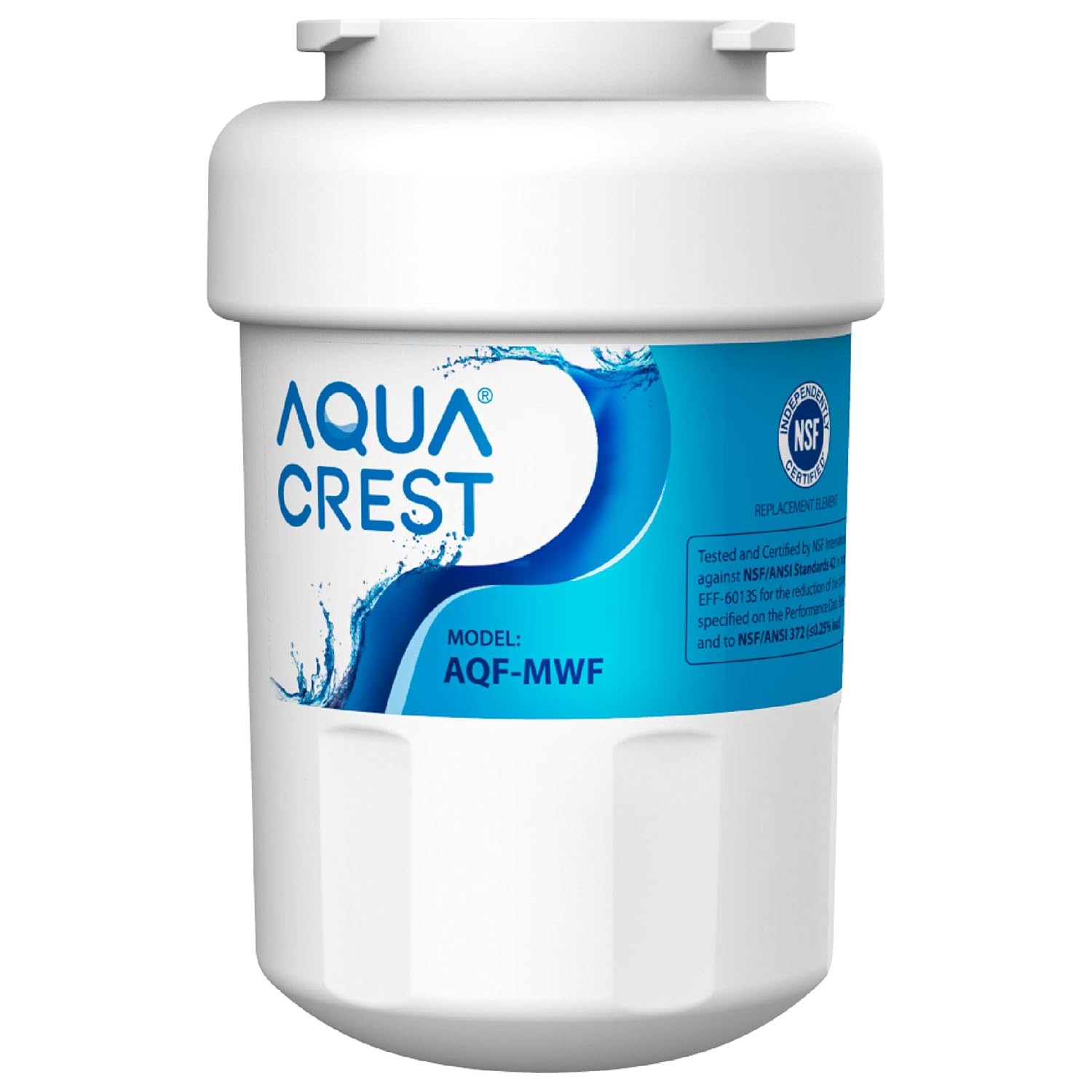 AQUA CREST MWF Refrigerator Water Filter, Replacement for GE® Smart Water MWF, MWFINT, MWFP, MWFA, GWF, HDX FMG-3