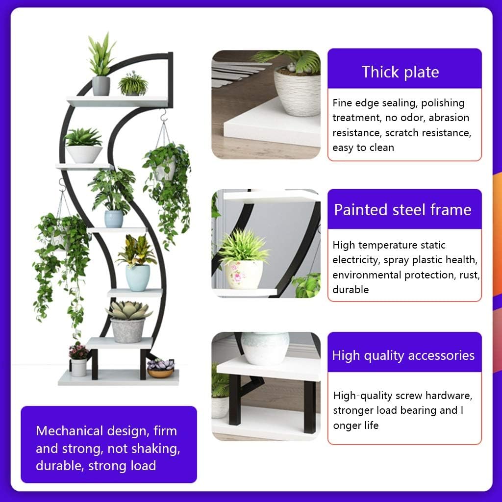 Soportes para plantas Jardinería Inicio Salón Flor Stand Rack ...