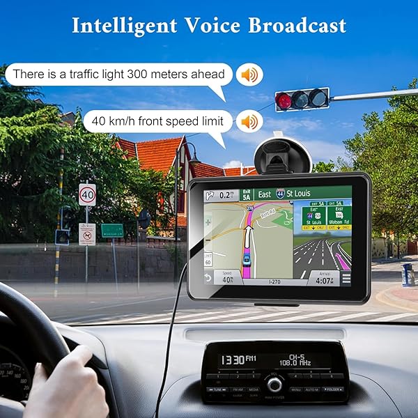 PRO GPS NAVIGATOR FOR CAR,RV/COMMERCIAL DRIVERS SEMI TRUCK,2025 16G 7″ NORTH AMERICA/EU DUAL MAP,VOICE TURN DIRECTION GUIDANCE,FREE LIFETIME MAP UPDATE,CUSTOM TRUCK ROUTING