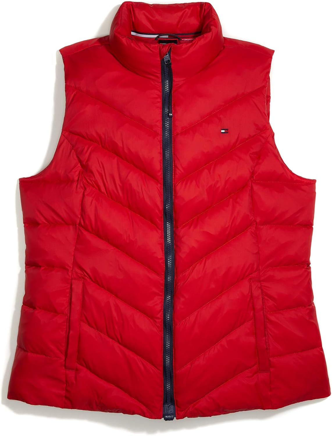 tommy hilfiger puffer vest womens