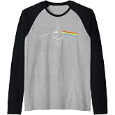 Ethereum Rainbow Light Ethereum Prism Raglan Baseball Tee