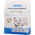hatortpet Dried Mealworms 5LB Pure Natural Non-GMO Mealworms for Chickens High Protein Chickens Feed Meal Worms for Laying Hens Wild Birds