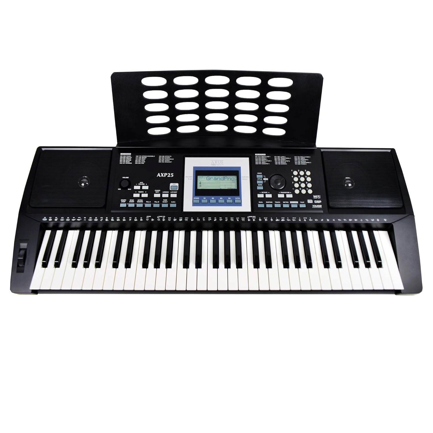 AXUS DIGITAL AXP25 Touch Sensitive Portable Keyboard: Amazon.co.uk: Musical  Instruments