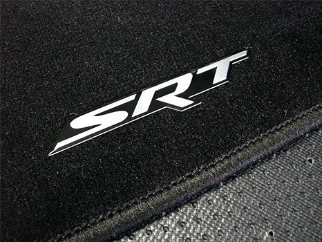 Vms Racing Srt Black Floor Mats Carpet Rug 5 Pc Piece Set For
