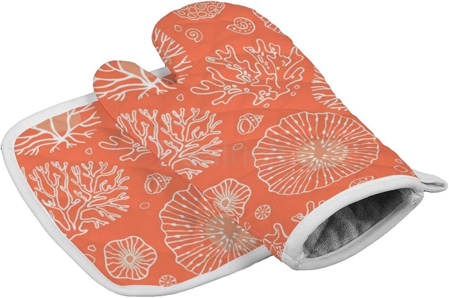 Hitzebeständige Ofenhandschuhe und Topflappen Set rutschfeste